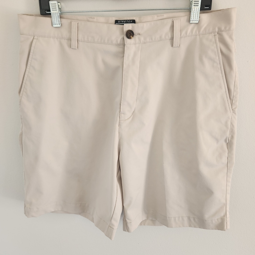 Adidas ClimCool Lightweight  Vented Golf Shorts Biege Men's Size 36